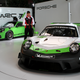 The GT3 RS road car next to its beefed up GT3 R sibling this morning at the Nürburgring 24 Hours.